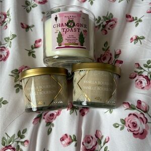 2/35$🍓⭐️ Bath & Body Works Champagne Toast Candle Set